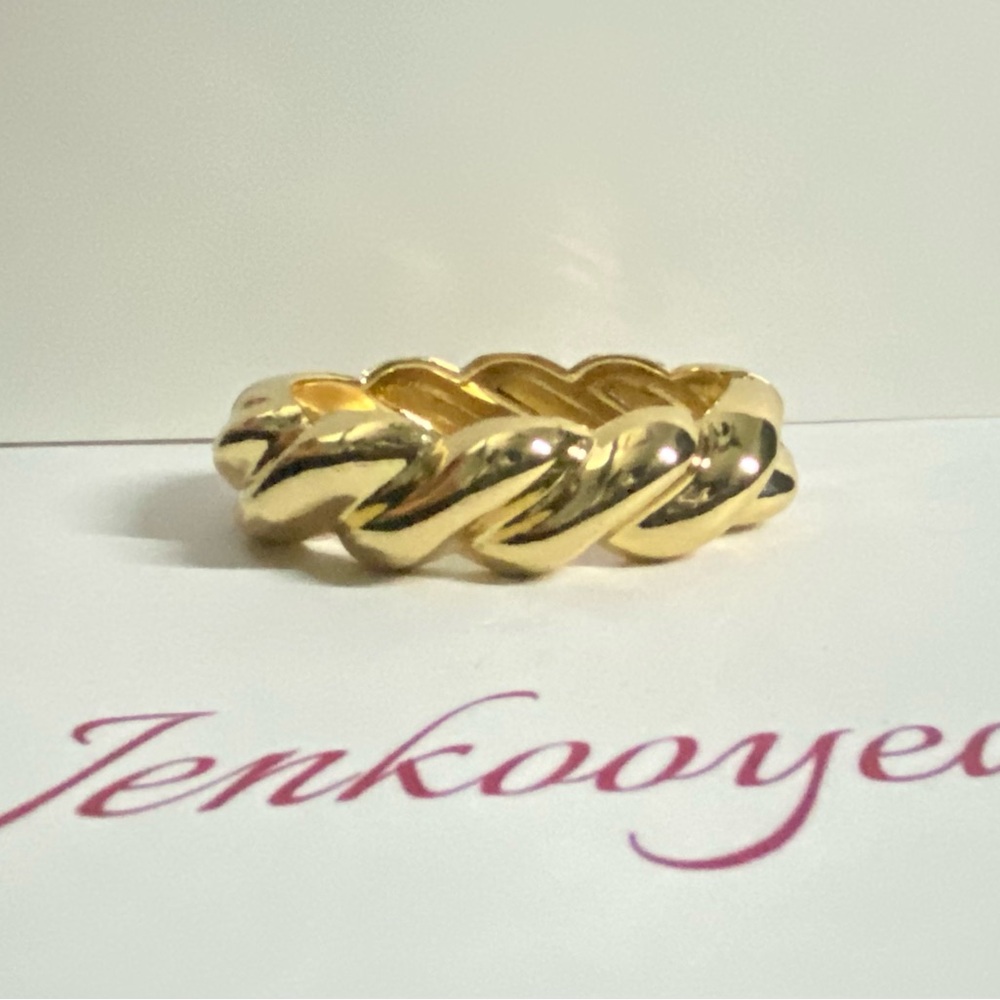 Silver Twisted Bangle Bracelet - Picture 3 of 4